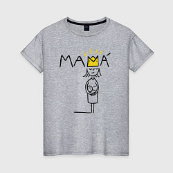 Женская футболка Мама