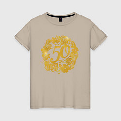Женская футболка 50 лет