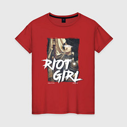 Женская футболка Riot girl