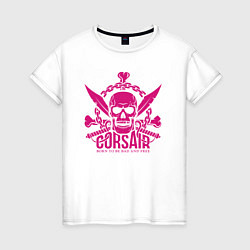 Женская футболка Skull Corsar