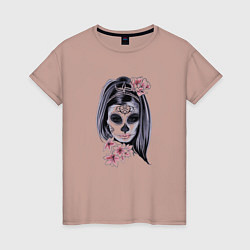 Женская футболка Skull Girl