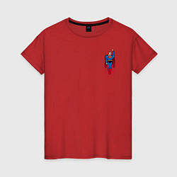 Женская футболка Superman 8 bit