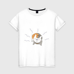 Женская футболка Злой Нянко сенсей кот