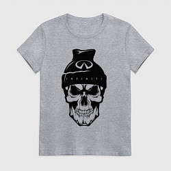 Футболка хлопковая женская Infinity Инфинити Z, цвет: меланж