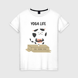 Женская футболка Yoga Life