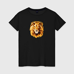 Женская футболка Голова Льва