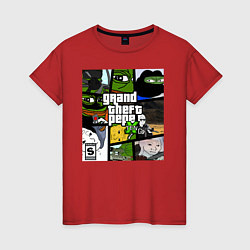 Женская футболка Grand Theft Pepe
