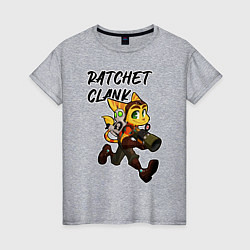 Женская футболка Ratchet & Clank