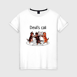 Женская футболка Calling the Devil