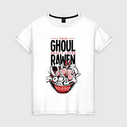 Женская футболка Токийский Гуль любит Рамен