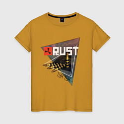 Женская футболка Rust Стучим в дверь соседу Раст