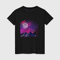 Женская футболка Mountain Galaxy