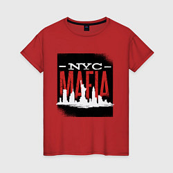 Женская футболка New York Mafia