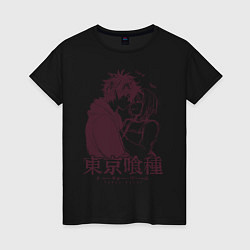 Женская футболка Токийский гуль - Shut up Hehe