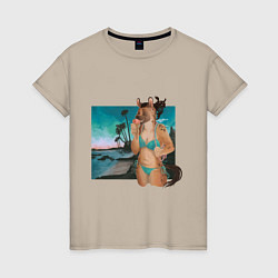 Женская футболка Пляжный сезон