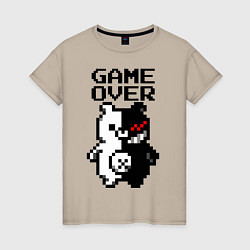 Женская футболка MONOKUMA GAME OVER