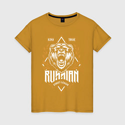 Женская футболка RUSSIAN BEAR
