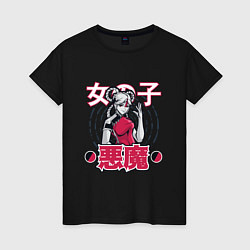Женская футболка Китайская девушка аниме