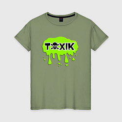 Женская футболка Токсик toxik