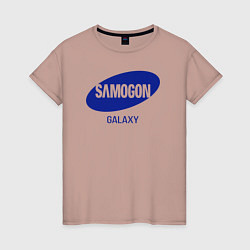 Женская футболка Samogon galaxy