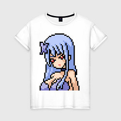 Женская футболка Pixel art anime girl