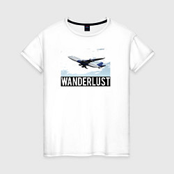 Женская футболка Wanderlust