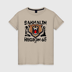 Женская футболка Sakhalin Region 65