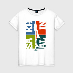 Женская футболка Sakhalin