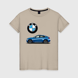 Женская футболка BMW X6