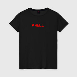 Женская футболка Hell Ад