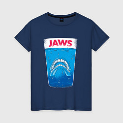 Женская футболка Jaws Челюсти - Прикол
