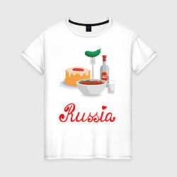 Женская футболка Патриот России