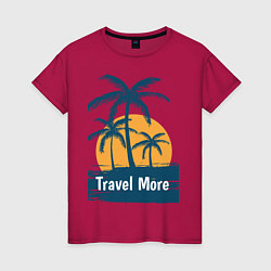 Женская футболка Travel more