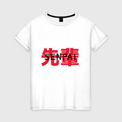 Женская футболка Anime Tejina Senpai надпись