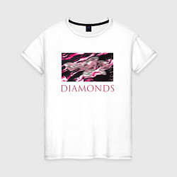 Женская футболка DIAMONDS