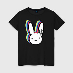 Женская футболка Bad Bunny logo