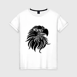 Женская футболка Голова тату орла