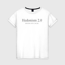 Женская футболка HEDONISM гедонизм