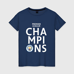 Женская футболка Manchester City Champions