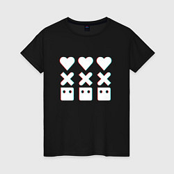 Женская футболка Love, Death and Robots Лого Глитч Z