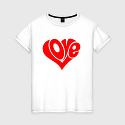 Женская футболка ЛЮБОВЬ LOVE Z