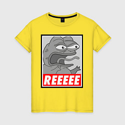 Женская футболка Pepe trigger