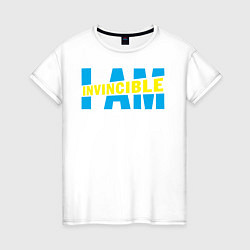 Женская футболка I am Invincible