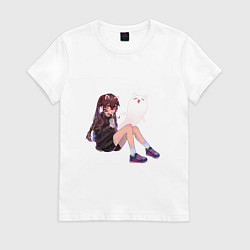 Женская футболка Современная Ху Тао