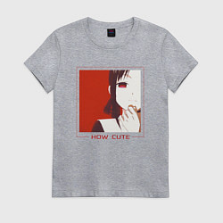 Женская футболка Kaguya How Cute