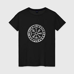 Женская футболка Вегвизир - компас викингов