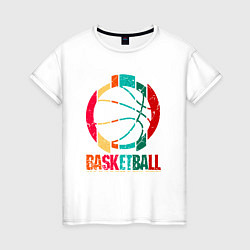 Женская футболка Color Basketball