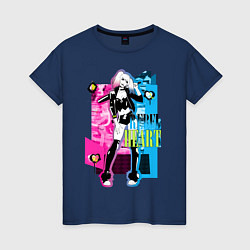 Женская футболка Харли Квинн Неоновые цвета
