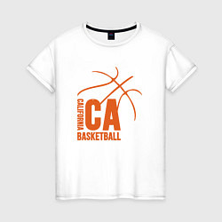 Женская футболка California Basket