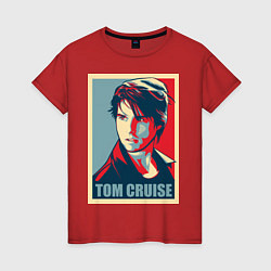 Женская футболка Том Круз